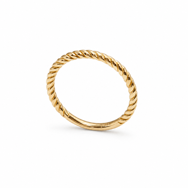 10KY Twist Ring Barthau Jewellers Stouffville, ON