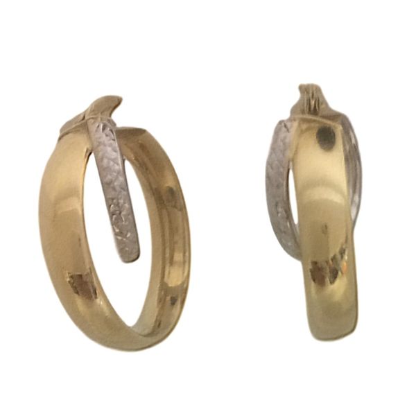 14KY/W Hoop Earrings Barthau Jewellers Stouffville, ON