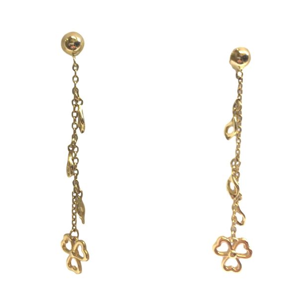 14K Yellow Gold Dangle Earrings Barthau Jewellers Stouffville, ON