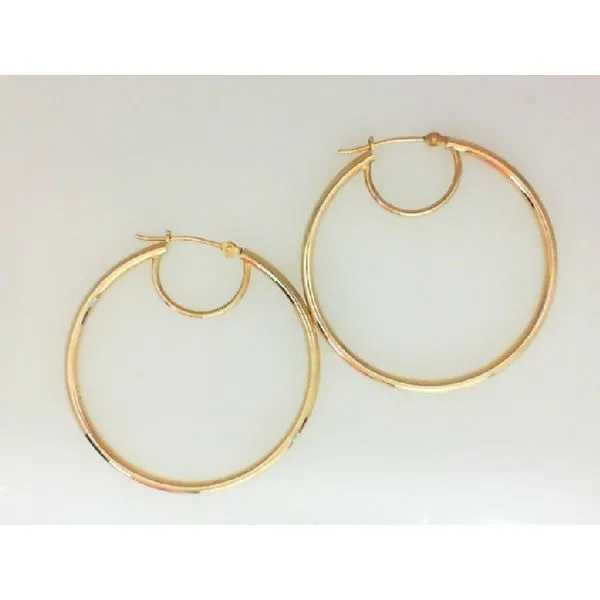 14KY Hoop Earrings Barthau Jewellers Stouffville, ON