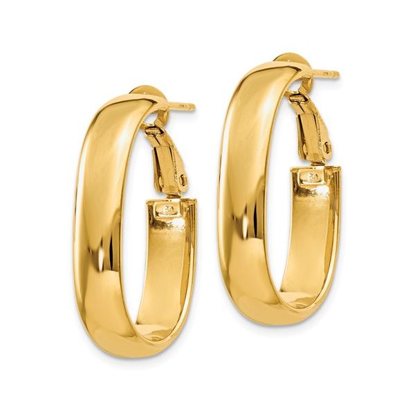 14KY Hoop Earrings Image 2 Barthau Jewellers Stouffville, ON