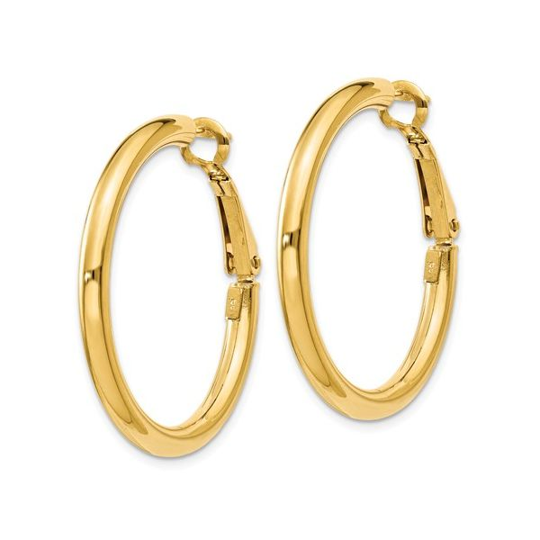 14KY Hoop Earrings Image 2 Barthau Jewellers Stouffville, ON