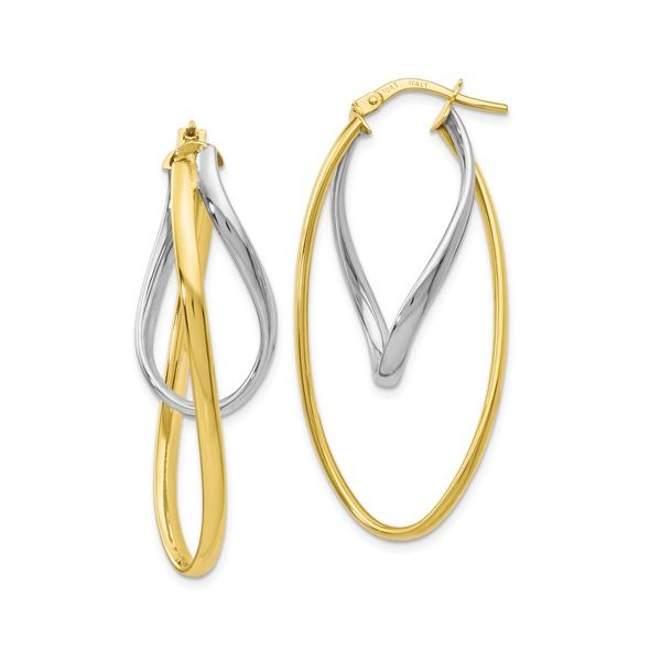 10KY/W HOOP EARRINGS Barthau Jewellers Stouffville, ON