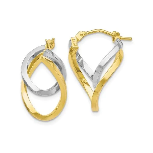 10KY/W HOOP EARRINGS Barthau Jewellers Stouffville, ON