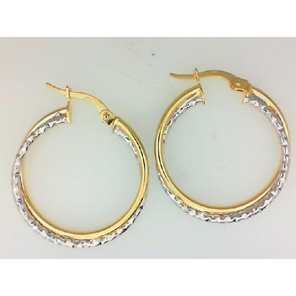 10KY Hoop Earrings Image 2 Barthau Jewellers Stouffville, ON