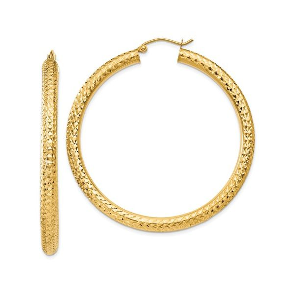 14KY Hoop Earrings Barthau Jewellers Stouffville, ON