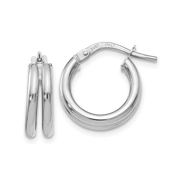 14KW Hoop Earrings Barthau Jewellers Stouffville, ON
