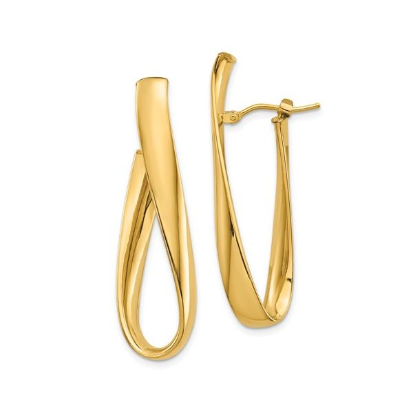 14KY 5mm Twist Hoop Earrings Barthau Jewellers Stouffville, ON