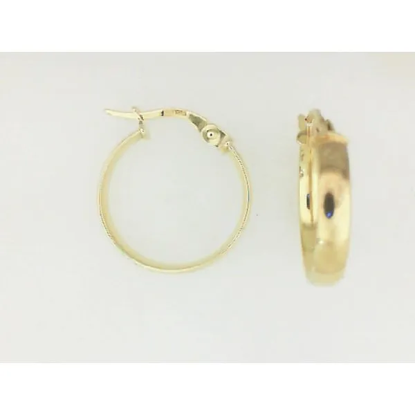 10K Yellow Gold Hoop Earrings Barthau Jewellers Stouffville, ON