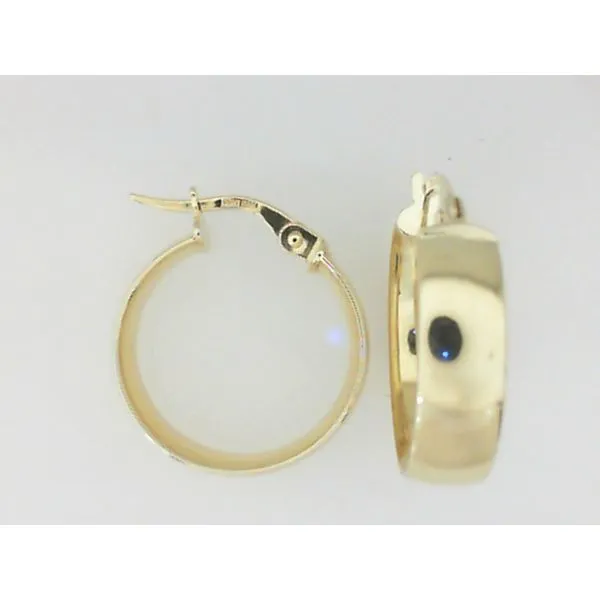 10K Yellow Gold Hoop Earrings Barthau Jewellers Stouffville, ON