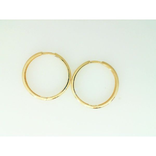 10K Yellow Gold 20MM Hoop Earrings Barthau Jewellers Stouffville, ON