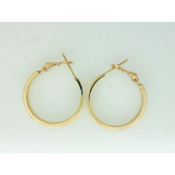 14K Yellow Gold 20MM Hoop Earrings Barthau Jewellers Stouffville, ON