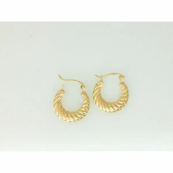 14K Yellow Gold Hoop Earrings Barthau Jewellers Stouffville, ON