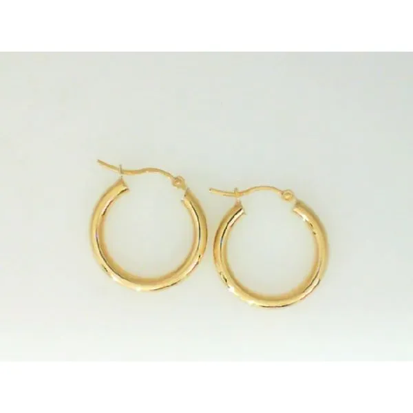 14K Yellow Gold Hoop Earrings Barthau Jewellers Stouffville, ON