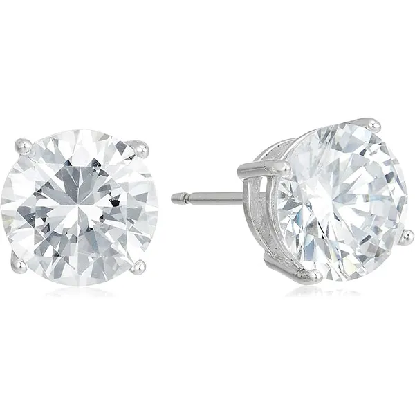 10K White Gold 1.0ct Cubic Zirconia Stud Earrings Barthau Jewellers Stouffville, ON