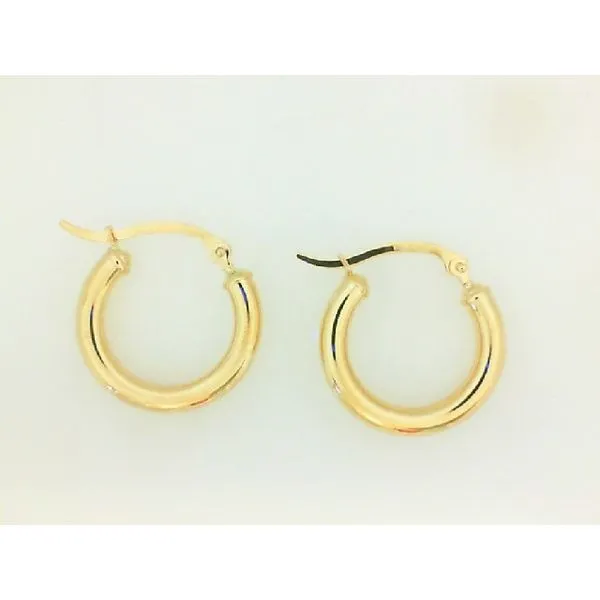 14K Yellow Gold Hoop Earrings 20MM Barthau Jewellers Stouffville, ON