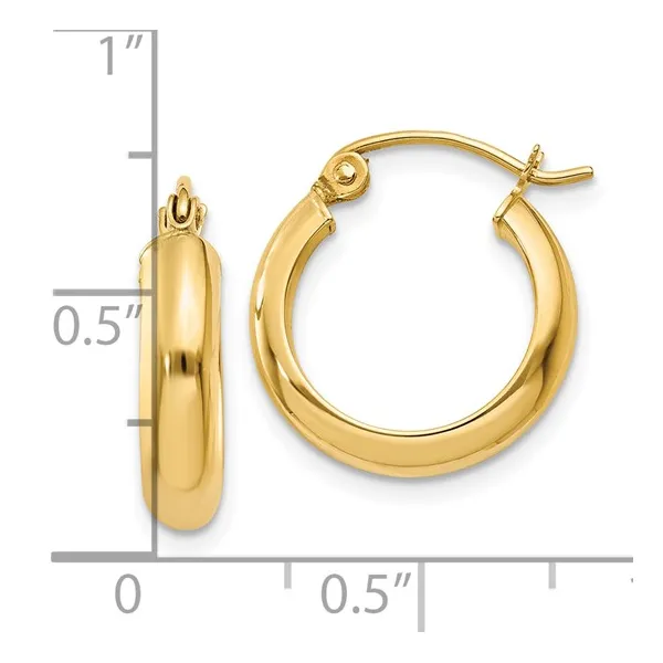 Gold Earrings Image 3 Barthau Jewellers Stouffville, ON