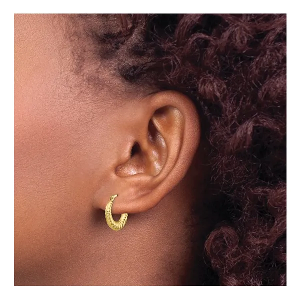 Gold Earrings Image 3 Barthau Jewellers Stouffville, ON