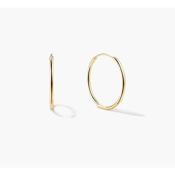 10K Yellow Gold 16mm Sleeper Earrings Barthau Jewellers Stouffville, ON