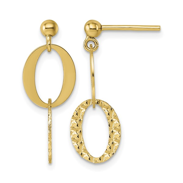 14K Yellow Gold Interlocking 