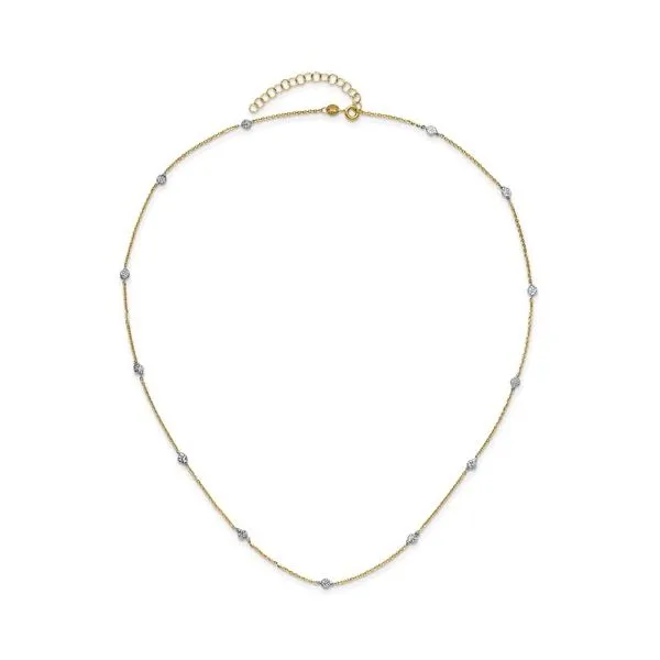 14K Yellow & White Gold Station Chain Barthau Jewellers Stouffville, ON