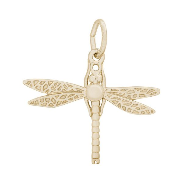 10K Yellow Gold Charm Dragonfly Barthau Jewellers Stouffville, ON