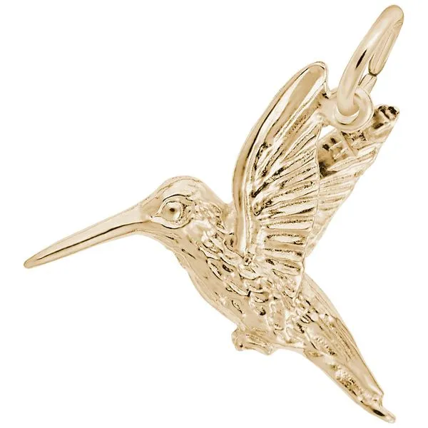 10K Yellow Gold Charm Hummingbird Barthau Jewellers Stouffville, ON