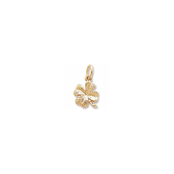 10K Yellow Gold Charm Four Leaf Clover Barthau Jewellers Stouffville, ON