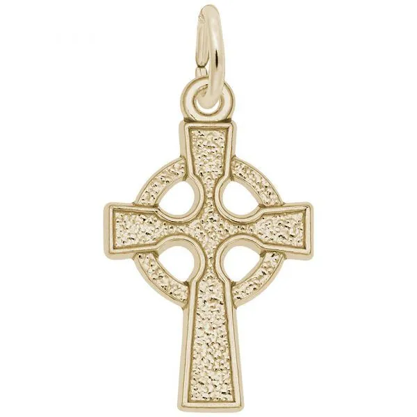 10KY Charm Celtic Cross Barthau Jewellers Stouffville, ON