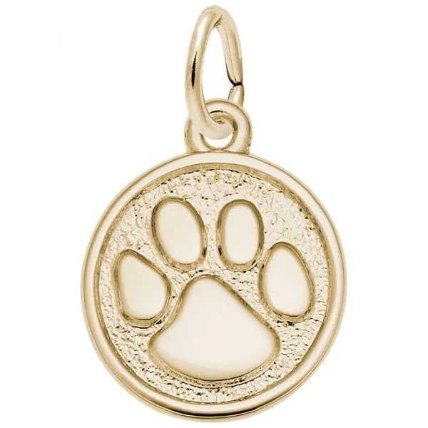 10KY Charm Small Paw Barthau Jewellers Stouffville, ON