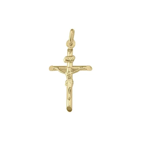 14K Yellow Gold Crucifix Cross Barthau Jewellers Stouffville, ON