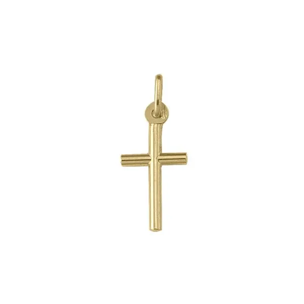 10K Yellow Gold Cross Pendant Barthau Jewellers Stouffville, ON