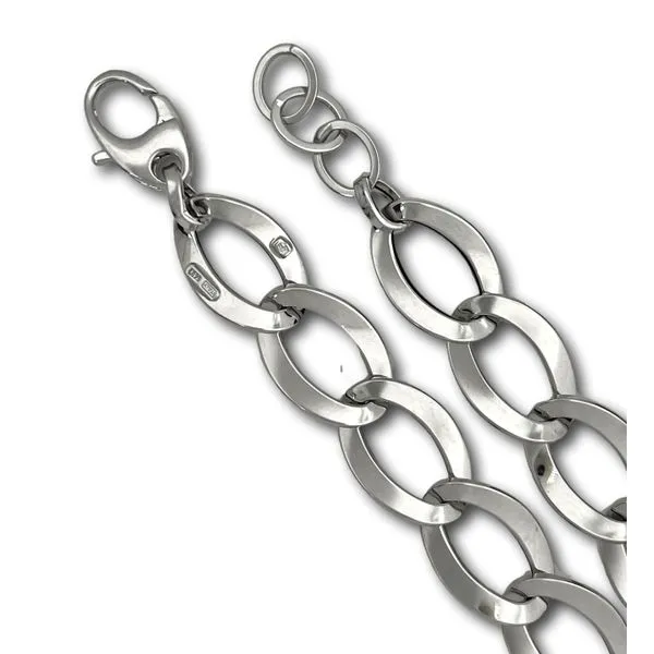 14K White Gold Fancy Link Bracelet Barthau Jewellers Stouffville, ON