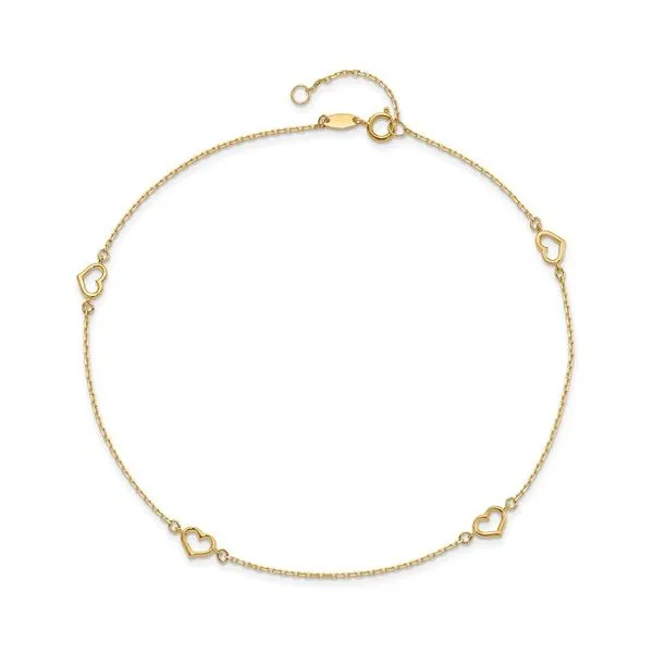 14K Yellow Gold Anklet Image 2 Barthau Jewellers Stouffville, ON