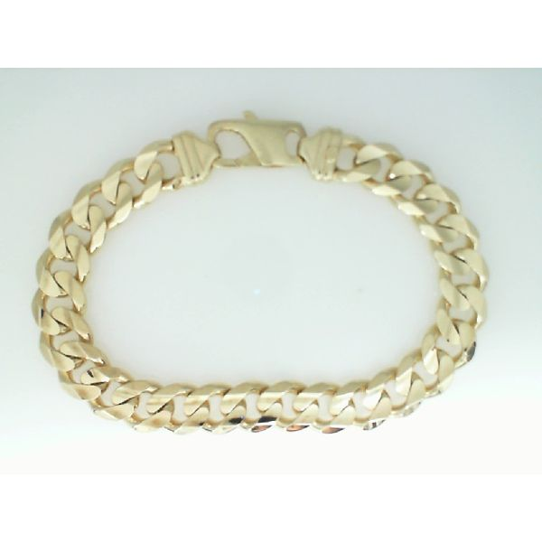 10K Yellow Gold Cuban Link Bracelet Barthau Jewellers Stouffville, ON