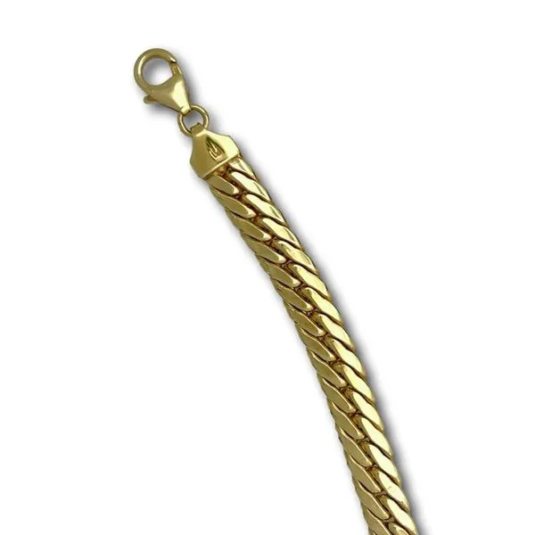 14K Yellow Gold Herringbone Bracelet Barthau Jewellers Stouffville, ON