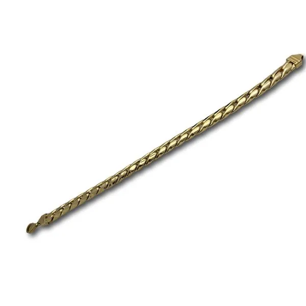 14K Yellow Gold Fancy Link Bracelet Image 2 Barthau Jewellers Stouffville, ON