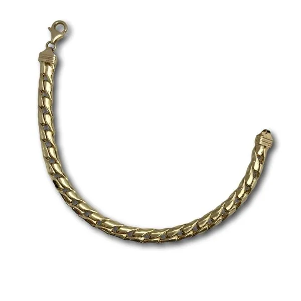 14K Yellow Gold Fancy Link Bracelet Barthau Jewellers Stouffville, ON