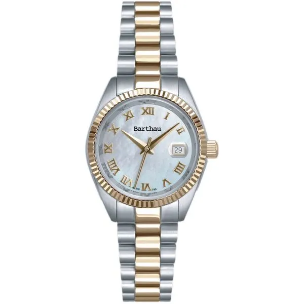 Barthau Ladies Watch Stainless Steel MOP Face Barthau Jewellers Stouffville, ON