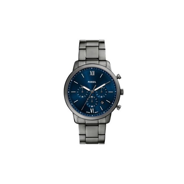 Fossil Neutra Chronograph Smoke Stainless Steel Watch Barthau Jewellers Stouffville, ON