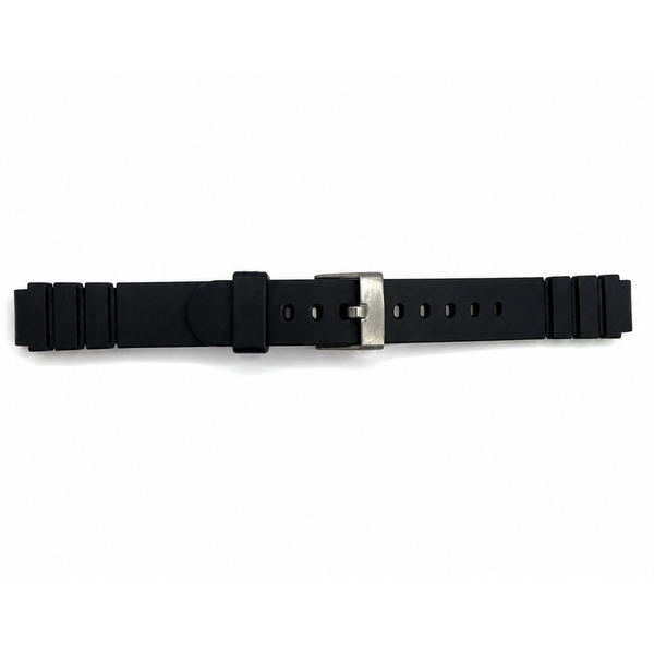 14mm Rubber Watch Band Black Barthau Jewellers Stouffville, ON