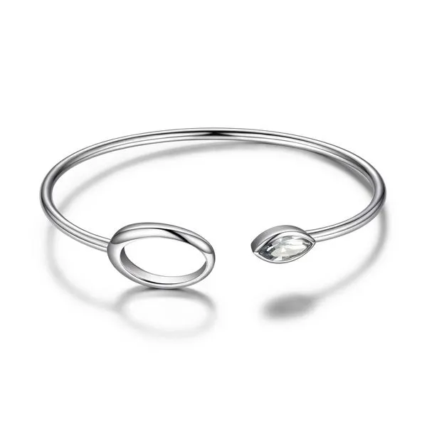 Sterling Silver Bangle ELLE Bracelet Barthau Jewellers Stouffville, ON