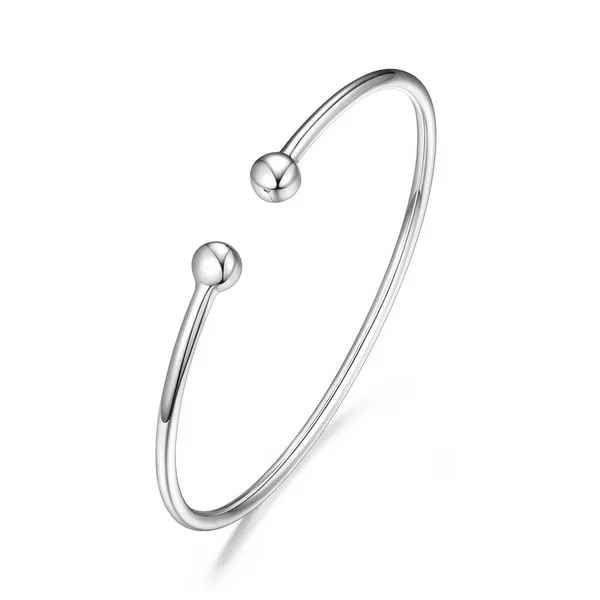 Sterling Silver Bangle ELLE Bracelet Barthau Jewellers Stouffville, ON
