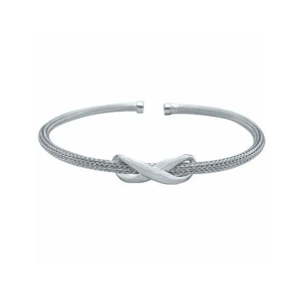 Sterling Silver Infinity Mesh Cuff Barthau Jewellers Stouffville, ON