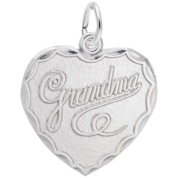 Sterling Silver Grandma Disc Charm Barthau Jewellers Stouffville, ON