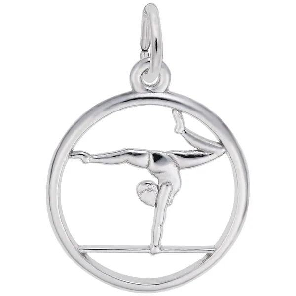 Sterling Silver Gymnast Charm Barthau Jewellers Stouffville, ON