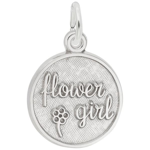 Sterling Silver Flower Girl Charm Barthau Jewellers Stouffville, ON