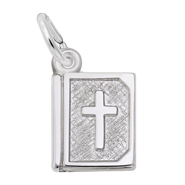 Sterling Silver Bible/Cross Charm Barthau Jewellers Stouffville, ON