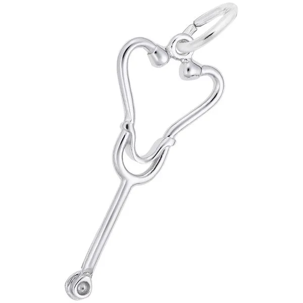 Sterling Silver Stethoscope Charm Barthau Jewellers Stouffville, ON