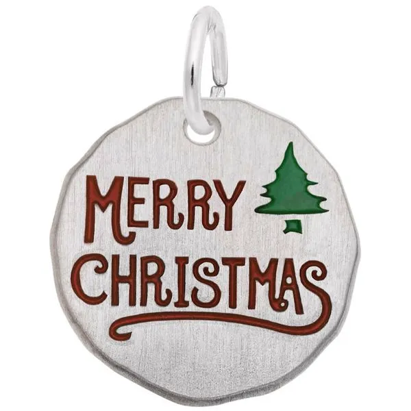 Sterling Silver Merry Christmas Charm Barthau Jewellers Stouffville, ON